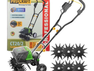 Aku kultivátor Procraft CT20/2 bb (bez baterie a nabíječky)