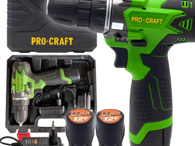 Aku vrtací šroubovák Procraft PA12Li