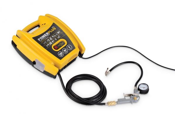 POWX1705 - Kompresor 1100W  plus  5 ks přísl. bezolejový