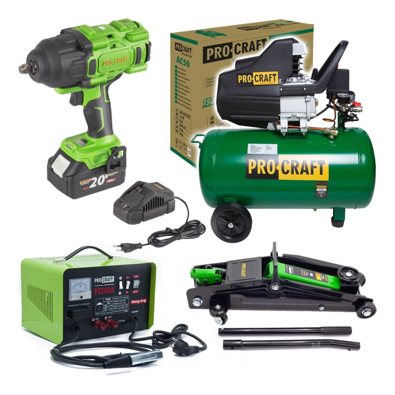 Sada pro údržbu vozidel Procraft AUTOSET