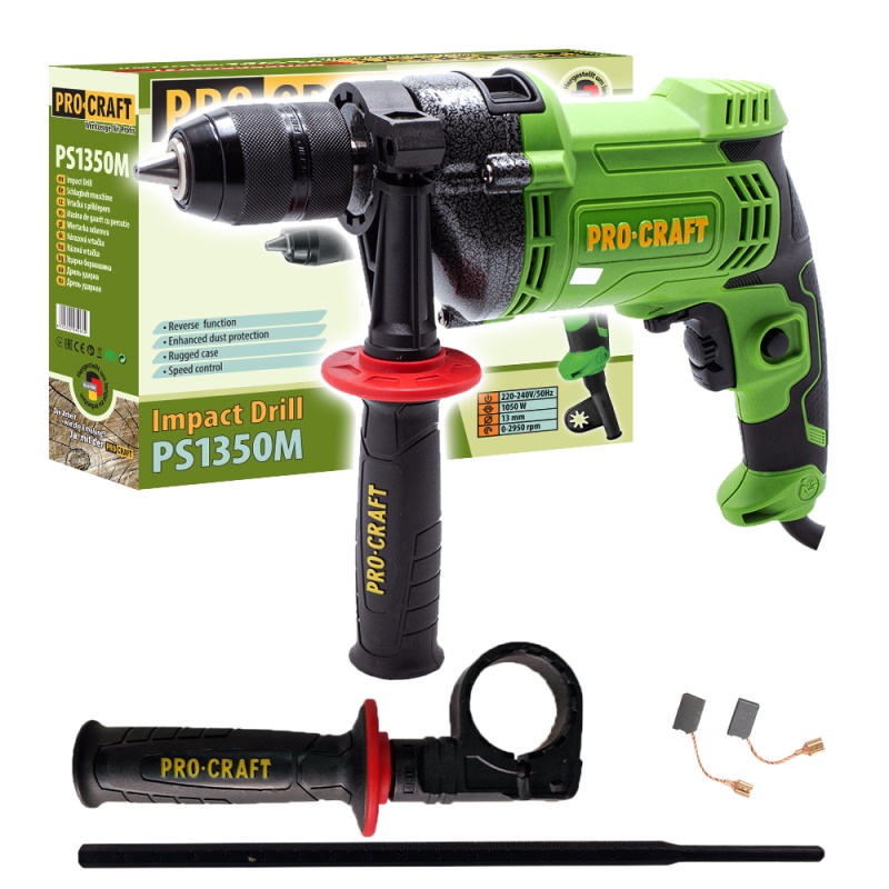 Příklepová vrtačka Procraft PS1350M