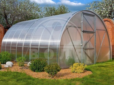 Zahradní skleník VOLYA 2DUM 12x3m PC 4 mm