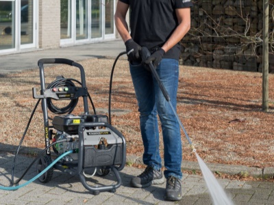 POWXG9009 - Benzinová tlaková myčka s čerpadlem 208cc 170bar