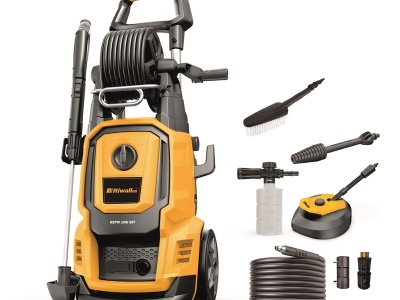 Riwall PRO REPW 195i SET - Elektrická indukční tlaková myčka 195 bar s příslušenstvím
