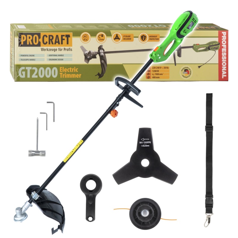 Elektrický křovinořez Procraft GT2000