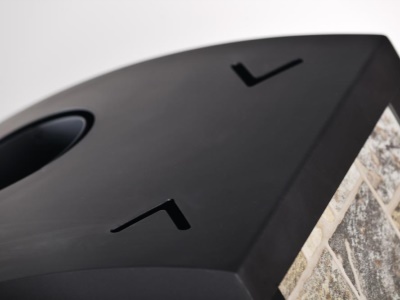 HS Flamingo NARVIK Grey - krbová kamna