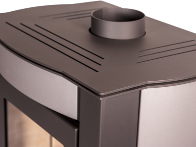 HS Flamingo Amos šedá - krbová kamna