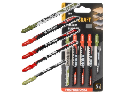Sada pilových listů do přímočaré pily Procraft JB6
