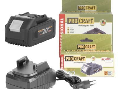 Sada aku baterie Procraft 20/4 + nabíječka Procraft 20/1