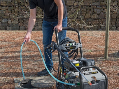 POWXG9009 - Benzinová tlaková myčka s čerpadlem 208cc 170bar