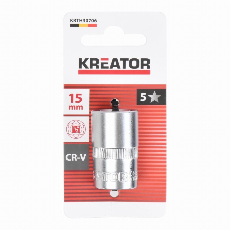 KRTH30706 - Nástrčná hlavice (ořech) 15mm 1/2"