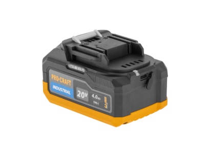 Baterie akumulátorová 20V Li-ion, 4000mAh USB Type C Procraft 20/4 Industrial