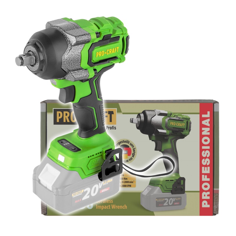 Aku rázový utahovák Procraft PWA36bb (bez baterie a nabíječky)