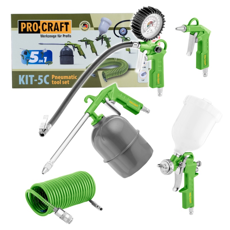 Sada příslušenství ke kompresoru Procraft  KIT-5C