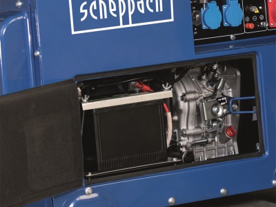 Scheppach SG 5200 D - Dieselová elektrocentrála 5 000 W s regulací AVR