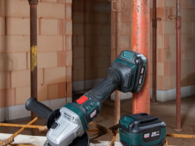 POWPB20200 - Aku úhlová bruska 20V 125mm bezuhlíková (bez AKU)