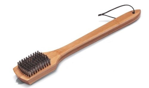 Grilovací kartáč s bambusovou rukojetí, 46 cm