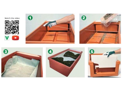 VERDEMAX samozavlaž. truhlík 2248