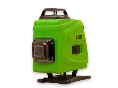 Laser zelený liniový, křížový samonivelační Procraft LE-4G + laserový měřič vzdálenosti PLDM120