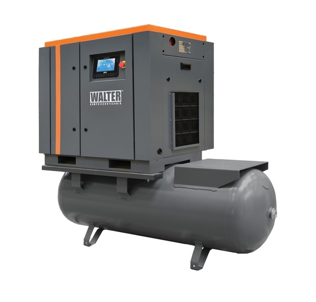 Šroubový kompresor WALTER SKTG 7,5 SP (vzdušník 500l)