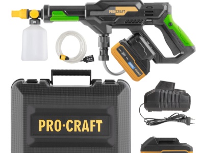 Sada aku tlaková myčka Procraft CW20 + baterie 20/4 a nabíječka 20/1