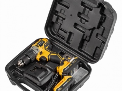 POWX00510 - Aku bezuhlíkový příklepový šroubovák / vrtačka 20V LI-ION 2BAT 