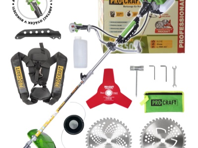 Benzínový křovinořez Procraft T4350-S s dělitelnou hřídelí