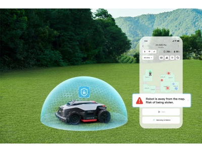 DREAME A3 AWD Pro 2500 - bezdrátová robotická sekačka ( 2500 m2 ) s pohonem všech kol