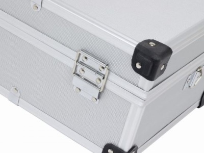 PRM10106B - Hliníkový kufr se zámky 320x230x155 mm černý