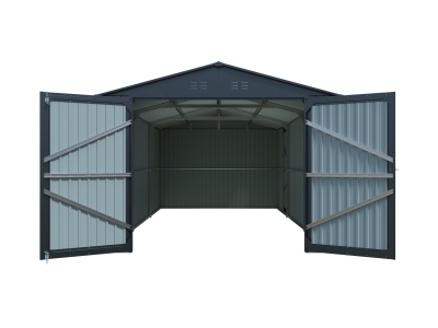 Riwall PRO RMCG 20x10 Anthracite - kovová garáž 3 x 6 m se sedlovou střechou Antracit