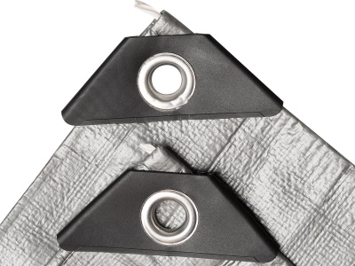 Plachta Procraft ST2x2 200g/m2 nepromokavá s oky 2x2 m stříbrná