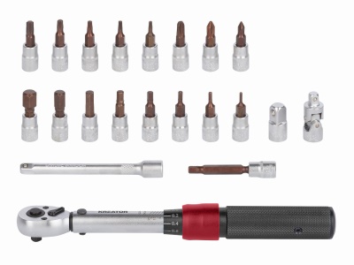 KRTH31001 - Momentový klíč SET 21 ks 1/4" 2-20NM