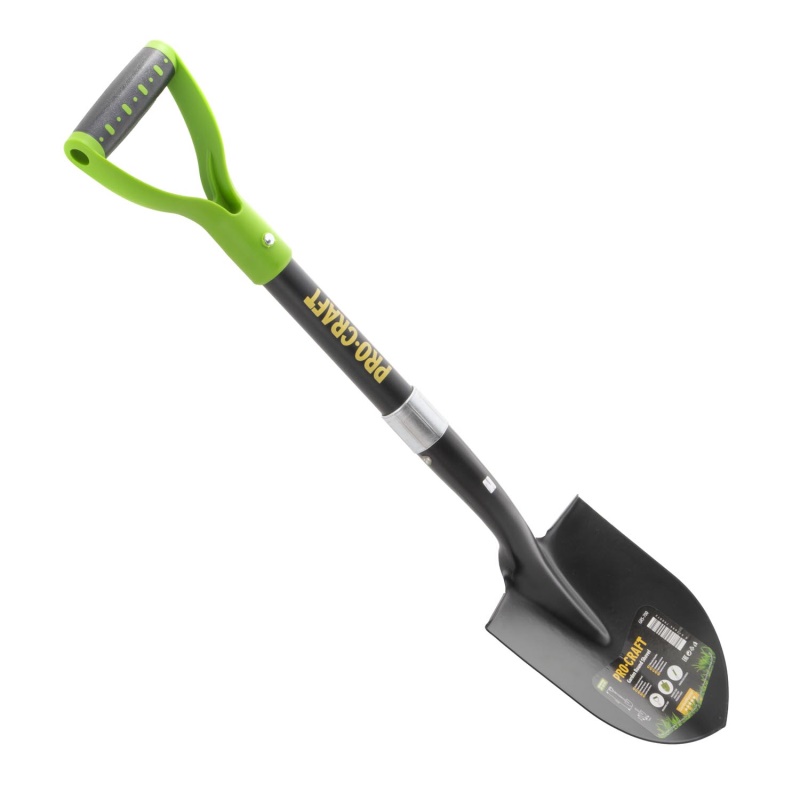 Rýč špičatý malý 15,2cm se sklolaminátovou násadou 72cm Procraft GRS-700