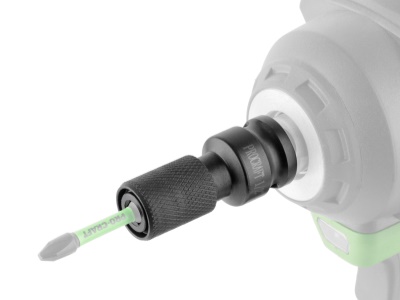 Adaptér (redukce) z 1/2" čtyřhran na bity 1/4" pro rázové utahováky