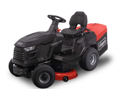 Scheppach TMR 452-98C-RD - travní traktor 98 cm se zadním výhozem a CVT převodovkou
