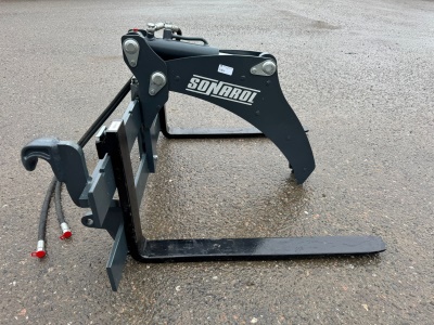 Paletizační vidle malé WPM SNR 1000 + hydr. přidržovač klád