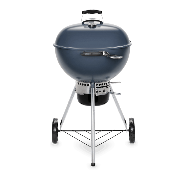 Gril Weber Master-Touch GBS C-5750 na dřevěné uhlí, 57 cm, šedo-modrá