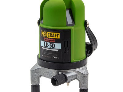 Laser zelený liniový, křížový samonivelační Procraft LE-5D