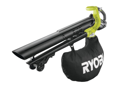 Ryobi OBV18 - aku 18V bezuhlíkový foukač/vysavač ONE+ (bez baterie a nabíječky)
