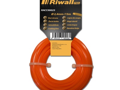 Riwall PRO Žací struna 2,4mm / 15m ( čtvercový průřez )