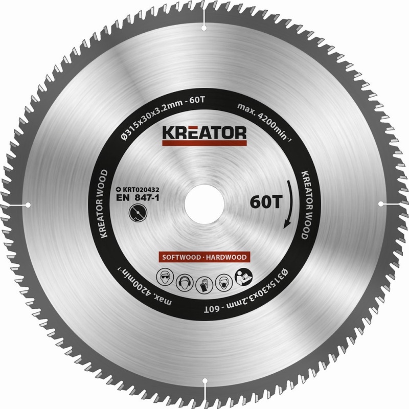 KRT020432 - Pilový kotouč na dřevo 315mm, 60T
