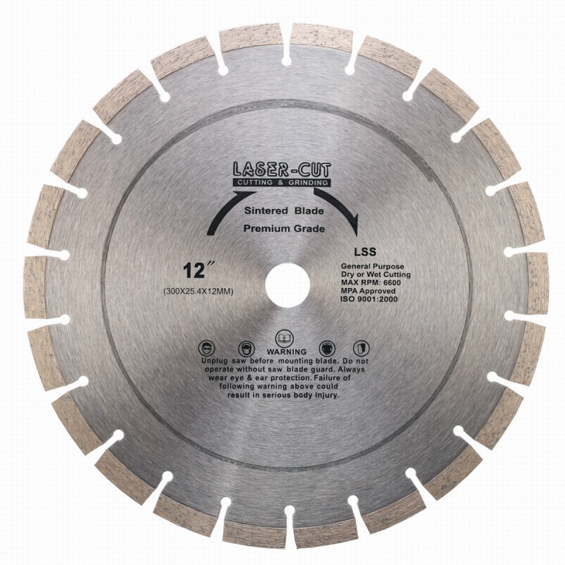 L001210 - Diamantový kotouč segmentový 300 x 25,4 x 12mm LSS