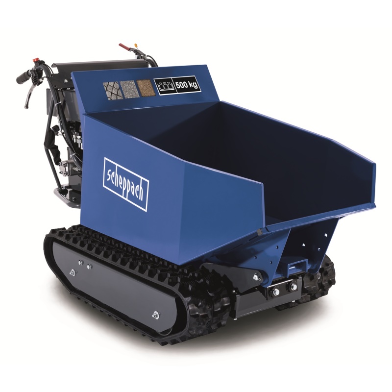 Scheppach DP 5000 - pásový přepravník 500 kg s hydraulickým sklápěním korby