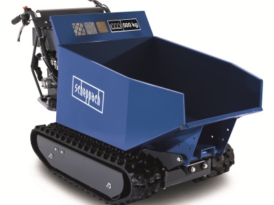 Scheppach DP 5000 - pásový přepravník 500 kg s hydraulickým sklápěním korby