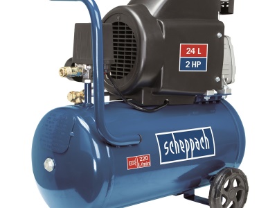 Scheppach HC 26 - olejový kompresor 8 bar se vzdušníkem 24 l