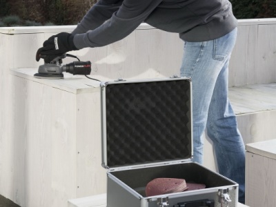 POWESET5 - Vibrační mini delta bruska 140 W SET