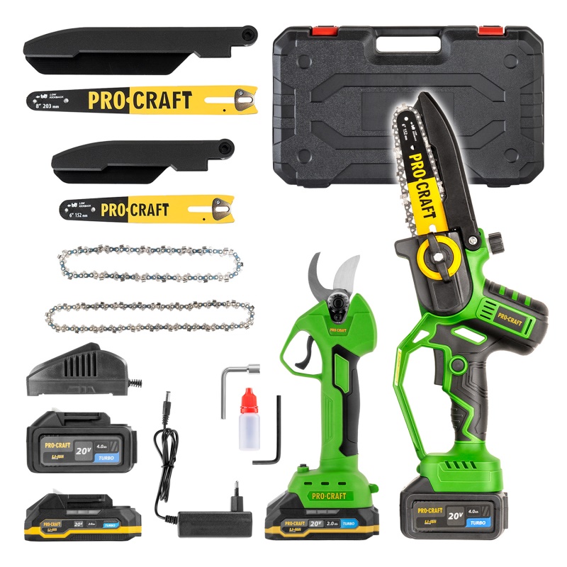 Sada aku ruční pilka PKA32Li a nůžky na větve ES25Li