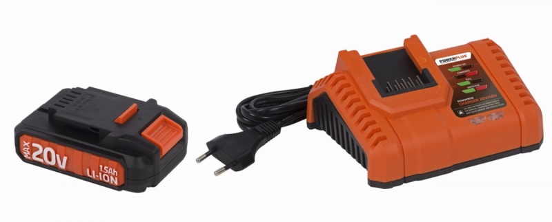 POWDP9060 - Nabíječka 20V/40V  plus  Baterie 20V LI-ION 1,5Ah