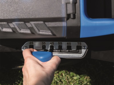 Scheppach BC-MP380-X-SET XL2 - 2x20 V IXES aku sekačka 4v1 s bezuhlíkovým motorem + 2x 4Ah baterie + duální nabíječka 4,5 A