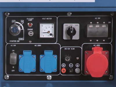 Scheppach SG 5200 D - Dieselová elektrocentrála 5 000 W s regulací AVR